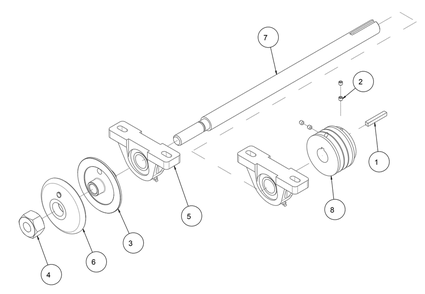Section 04 Diagram and Parts List for CC-100 171320-9H MK Diamond Concrete Saw